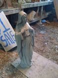 36" Sacared Heart Of Mary Or 34" Tall Jesus Concrete Statue 2 small