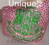 Alpha Kappa Alpha Heels ( Shield Sorority Pumps) 3 small
