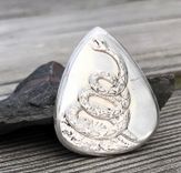 The Original Coin Guitar Picks® From 1 Oz. Silver Rounds 2 small