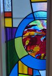 Stained Glass Sidelight And Transom Windows- Mondrinsky 2 small