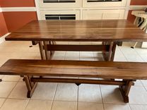 Walnut Table And Benches 1 small