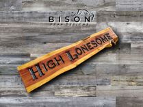 Live Edge Cedar Slab Made To Order. 2 small