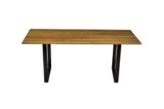 Oak Dining Table, Solid Wood Dining Table, Kitchen Table With Metal Legs, Farmhouse Dining Table 4 small