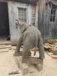 Chainsaw Carving: Baby Elephant 4 small