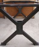 Urban Industrial Farmhouse Table Base; Modern Metal Table Legs 2 small
