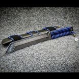Integrity Implements Af1 Kaiju Gen3 Mk1 Handmade Knife, 5160 Steel, American Tanto 3 small