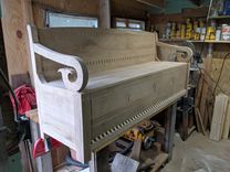 Custom Oak Bench 5 small