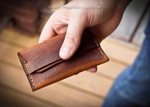 Custom Horween Leather Card Wallet 6 small