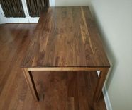 Walnut Parsons Dining Table - Cherry Option 3 small