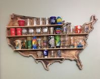 State Shot Glass Shelf 6 small