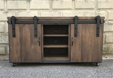 Rustic Industrial Bathroom Sink Vanity / Buffet / Media / Aquarium / Bath Room / Farmhouse 6 small