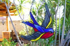 Stained Glass Birds, Animals, Butterfly, Humming Bird, Eagle 4 small
