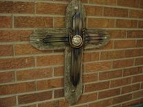 Mixed Media Cross 3 small
