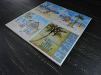 Beach Theme Ceramic Coasters 3 small