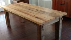 Hand Built Reclaimed Wood Table 1 small
