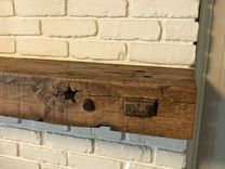 Reclaimed Barn Wood Fireplace Mantle 3 small