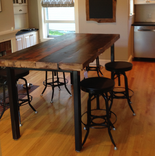 Reclaimed Barn Beam Dining Table 4 small