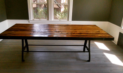Reclaimed Barn Beam Dining Table 5 small