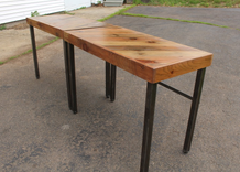 Reclaimed Wood And Steel Dining Tables 1 small
