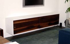 Custom Media Center From Reclaimed Materials 2 small