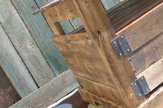 Pallet Wood Entertainment Center 2 small
