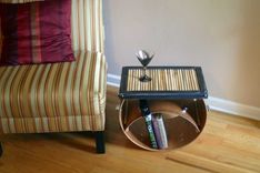 Upcycled Drum Stick Furniture 3 small