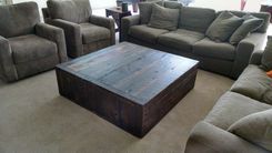 Square Reclaimed Coffee Table 3 small