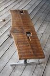 Antique Chestnut And Arcade Game Bench Or Coffee Table 3 small