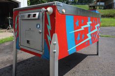 Pinball Machine Converted Into Home Office Desk 4 small