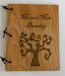 Wooden Personalized Wedding Guest Book 1 small