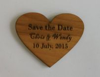 Wooden Personalized Wedding Guest Book 2 small