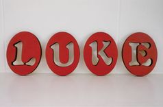 Painted Wooden Letters 2 small