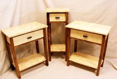 Curly Maple And Walnut Tables 1 small