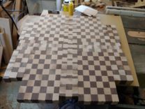 Large Round Cutting Board 4 small