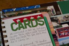 Handmade Wire-Bound Holiday Card Keepsake Album 3 small