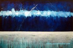 Abstract Art - Indigo, Blue & Violet - Calming Series - Current Works 3 small
