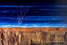 Abstract Art - Indigo, Blue & Violet - Calming Series - Current Works 1 small