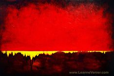 Abstract Art - Vibrant Series - Red, Orange & Yellow - Current Works 3 small