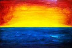 Abstract Art - Vibrant Series - Red, Orange & Yellow - Current Works 4 small