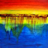 Abstract Art - Vibrant Series - Red, Orange & Yellow - Current Works 5 small