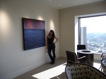 Abstract Art Custom Installation - 15 Paintings - Global Energy Investment Company, Houston, Tx 3 small