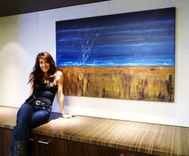 Abstract Painting Custom Installation - 15 Paintings - Global Energy Investment Company, Houston 3 small