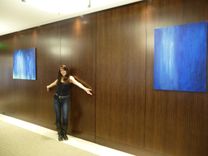 Abstract Painting Custom Installation - 15 Paintings - Global Energy Investment Company, Houston 5 small
