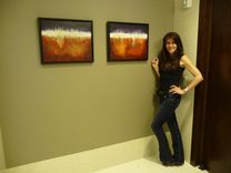 Abstract Painting Custom Installation - 15 Paintings - Global Energy Investment Company, Houston 6 small