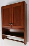 Cherry Hanging Bathroom Cabinet 2 small