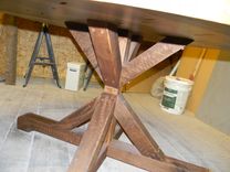 Reclaimed Walnut Dining Table 6 small