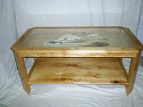 Oak Intarsia Table 2 small