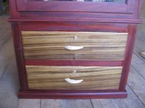 Exotic Wood Gun Cabinet 3 small