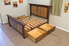 Reclaimed Wood Beds 4 small