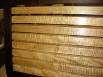 Walnut And Curly Maple Bed 2 small